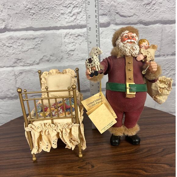 KSA Kurt Adler Fabriché Thomas Nast Santa Caught In The Act Figure Limited Run - Picture 12 of 12